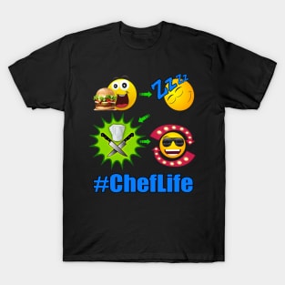 Chef Life Cooking Lifestyle #ChefLife Cheese Burger T-Shirt